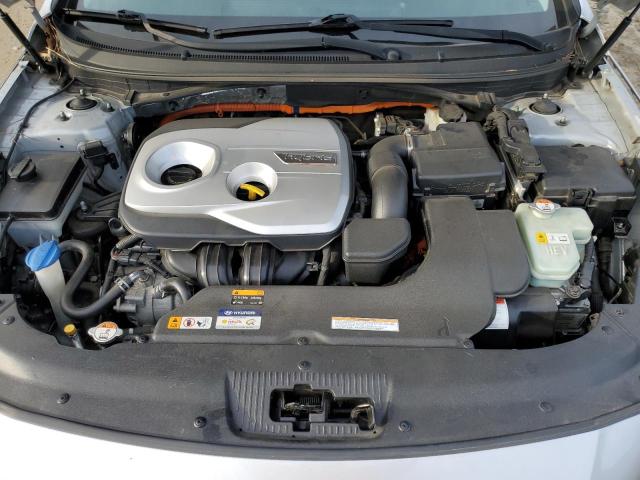 KMHE24L18GA015034 - 2016 HYUNDAI SONATA HYBRID SILVER photo 11