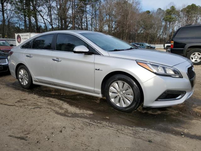 KMHE24L18GA015034 - 2016 HYUNDAI SONATA HYBRID SILVER photo 4