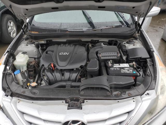 5NPEB4AC0CH311824 - 2012 HYUNDAI SONATA GLS SILVER photo 11