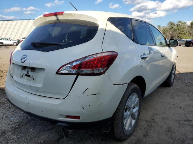 JN8AZ1MU4DW212341 - 2013 NISSAN MURANO S WHITE photo 3