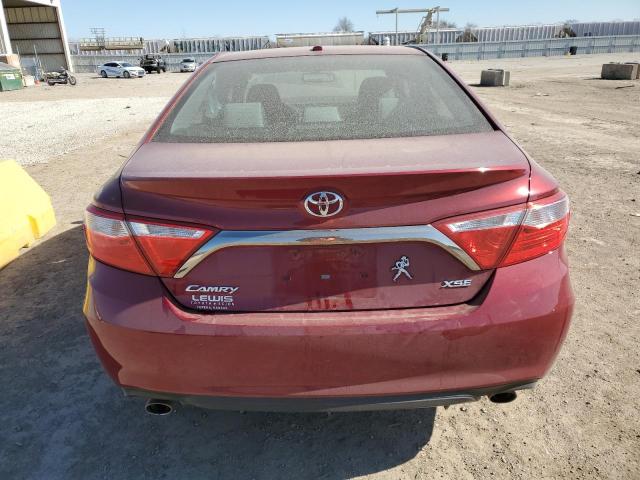 4T1BK1FKXFU564317 - 2015 TOYOTA CAMRY XSE MAROON photo 6