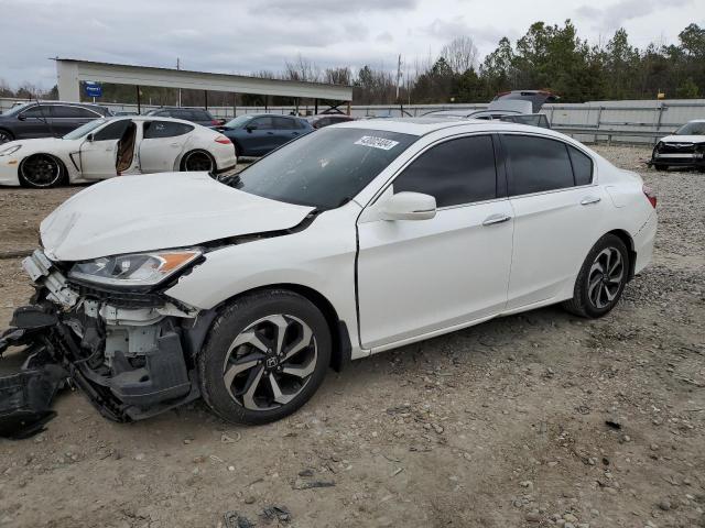 1HGCR3F88HA015984 - 2017 HONDA ACCORD EXL WHITE photo 1