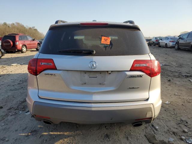 2HNYD28357H509924 - 2007 ACURA MDX TECHNOLOGY SILVER photo 6