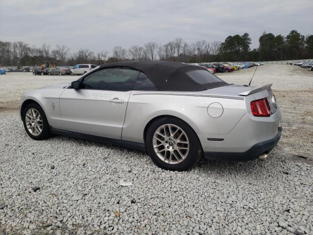 1ZVBP8EM0C5216806 - 2012 FORD MUSTANG SILVER photo 2