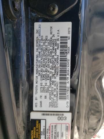 5TETX22N46Z145421 - 2006 TOYOTA TACOMA ACCESS CAB Қара фото 12