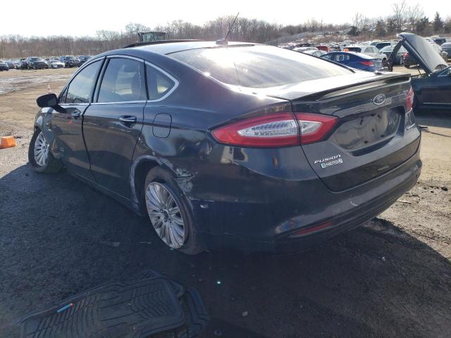 3FA6P0SU3DR365662 - 2013 FORD FUSION TITANIUM PHEV BLACK photo 2