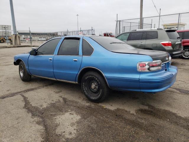 1G1BL52P5TR135295 - 1996 CHEVROLET CAPR/IMPAL CLASSIC SS Bleu photo 2
