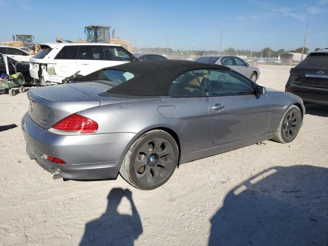 WBAEK13557CN84379 - 2007 BMW 650 I GRAY photo 3