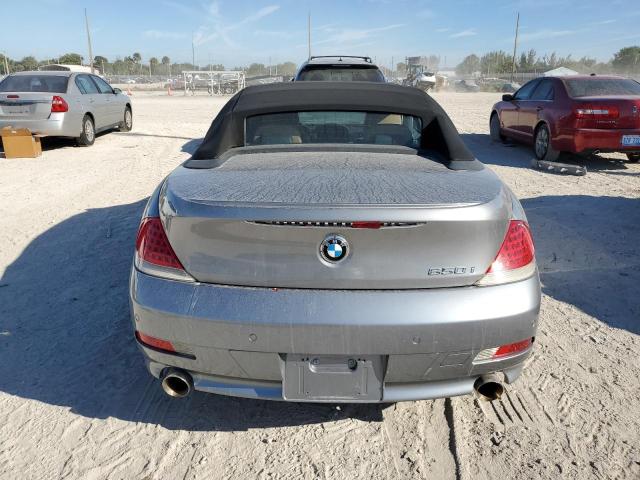 WBAEK13557CN84379 - 2007 BMW 650 I GRAY photo 6