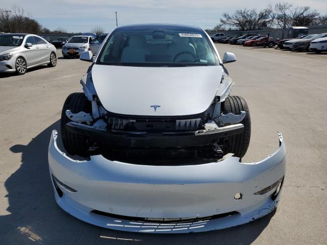 5YJ3E1EC6NF293399 - 2022 TESLA MODEL 3 WHITE photo 5