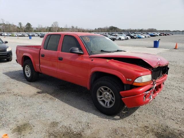 1D7HL38NX3S197365 - 2003 DODGE DAKOTA QUAD SPORT RED photo 4