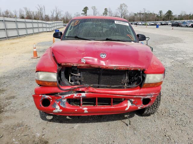 1D7HL38NX3S197365 - 2003 DODGE DAKOTA QUAD SPORT RED photo 5