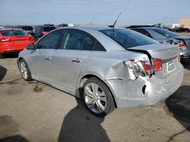 1G1PH5SC5C7384079 - 2012 CHEVROLET CRUZE LTZ SILVER photo 2