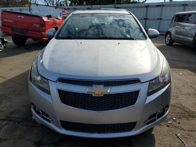 1G1PH5SC5C7384079 - 2012 CHEVROLET CRUZE LTZ SILVER photo 5