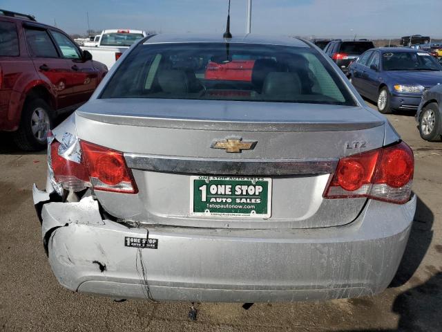 1G1PH5SC5C7384079 - 2012 CHEVROLET CRUZE LTZ SILVER photo 6