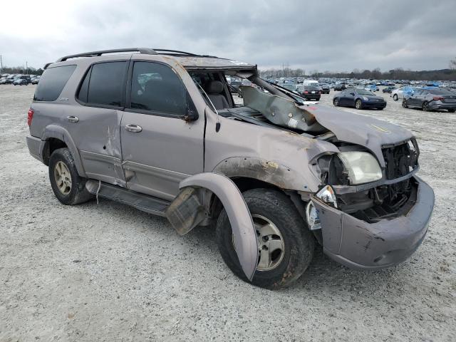 5TDZT38AX2S124600 - 2002 TOYOTA SEQUOIA LIMITED GRAY photo 4