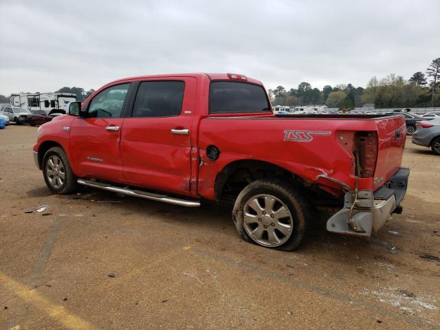 5TFEY5F12AX080440 - 2010 TOYOTA TUNDRA CRE RED photo 2