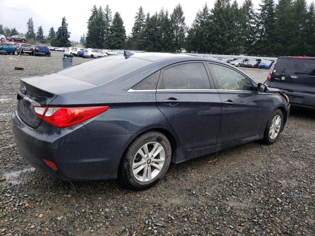 5NPEB4AC3EH917668 - 2014 HYUNDAI SONATA GLS CHARCOAL photo 3