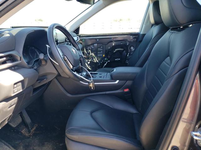 5TDGZRBH3MS551456 - 2021 TOYOTA HIGHLANDER XLE 灰色 照片 7