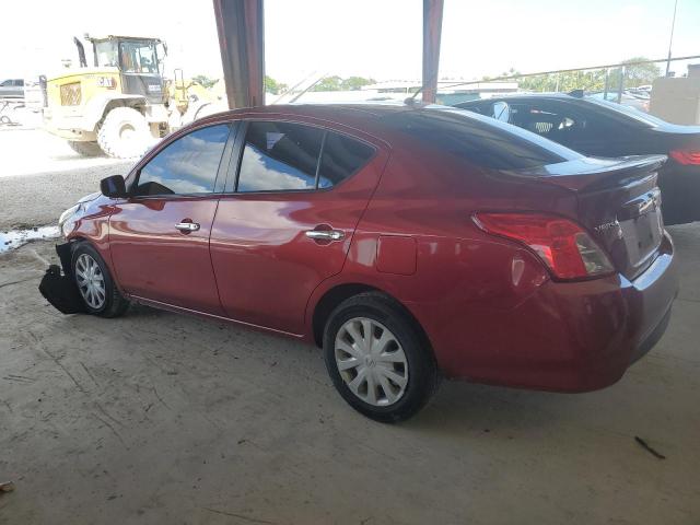 3N1CN7AP5KL824345 - 2019 NISSAN VERSA S RED photo 2