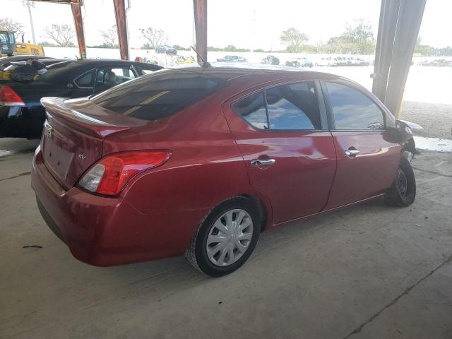 3N1CN7AP5KL824345 - 2019 NISSAN VERSA S RED photo 3