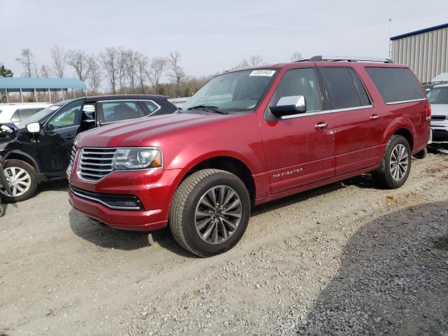 5LMJJ3HT4FEJ13293 - 2015 LINCOLN NAVIGATOR L RED photo 1