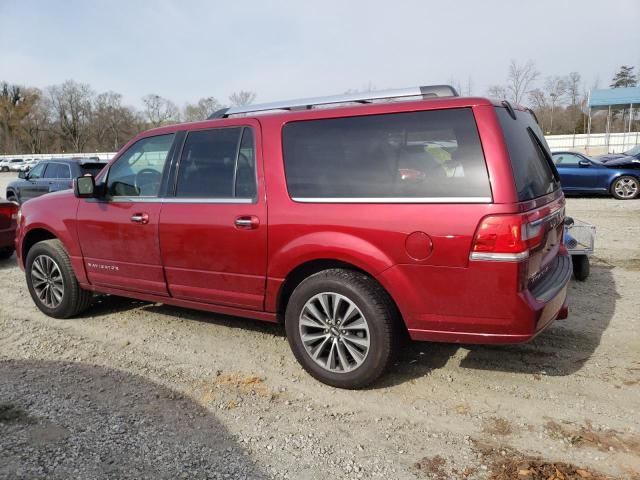 5LMJJ3HT4FEJ13293 - 2015 LINCOLN NAVIGATOR L RED photo 2