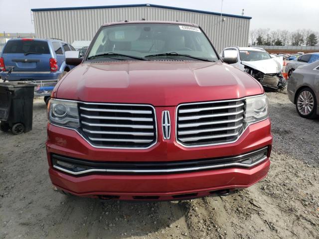 5LMJJ3HT4FEJ13293 - 2015 LINCOLN NAVIGATOR L RED photo 5