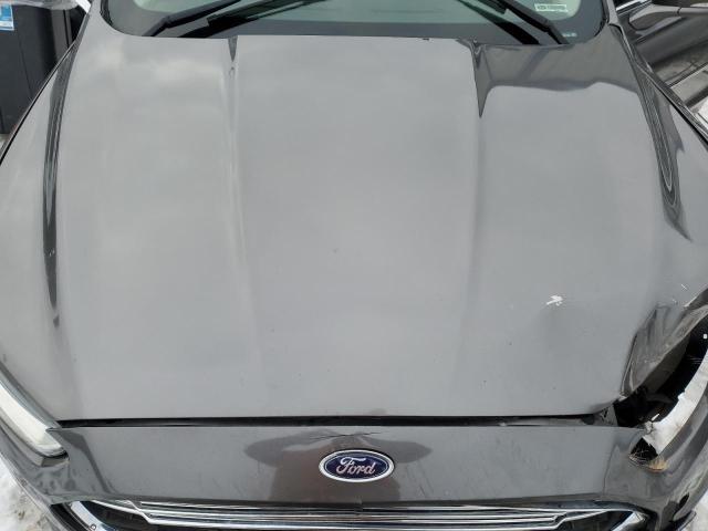 1FA6P0H74E5371153 - 2014 FORD FUSION SE GRAY photo 11