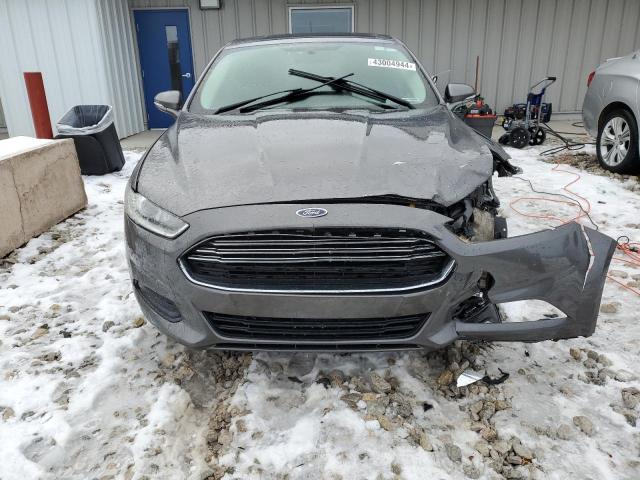 1FA6P0H74E5371153 - 2014 FORD FUSION SE GRAY photo 5