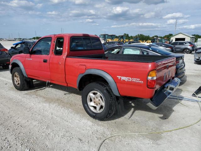 5TESM92N31Z821265 - 2001 TOYOTA TACOMA XTRACAB PRERUNNER წითელი ფოტო 2