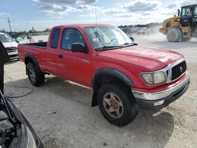 5TESM92N31Z821265 - 2001 TOYOTA TACOMA XTRACAB PRERUNNER RED photo 4