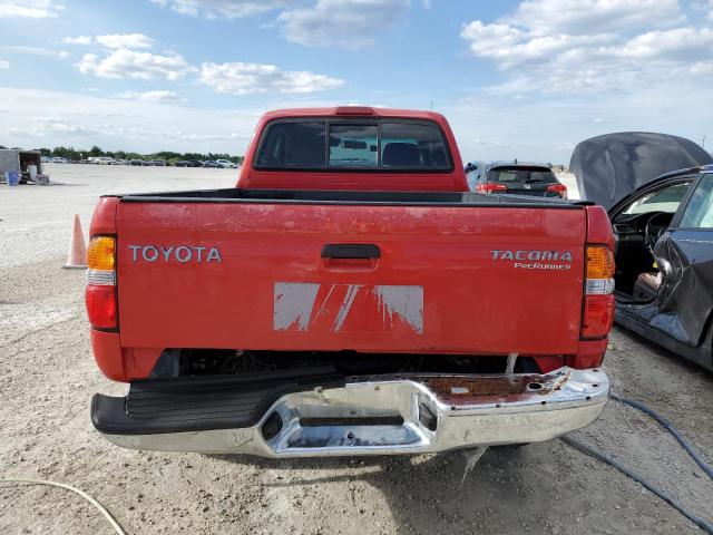 5TESM92N31Z821265 - 2001 TOYOTA TACOMA XTRACAB PRERUNNER RED photo 6
