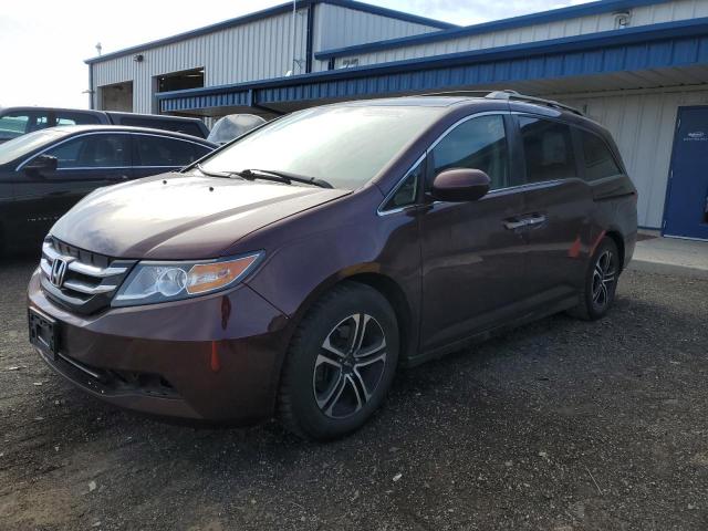 5FNRL5H61EB076095 - 2014 HONDA ODYSSEY EXL BURGUNDY photo 1