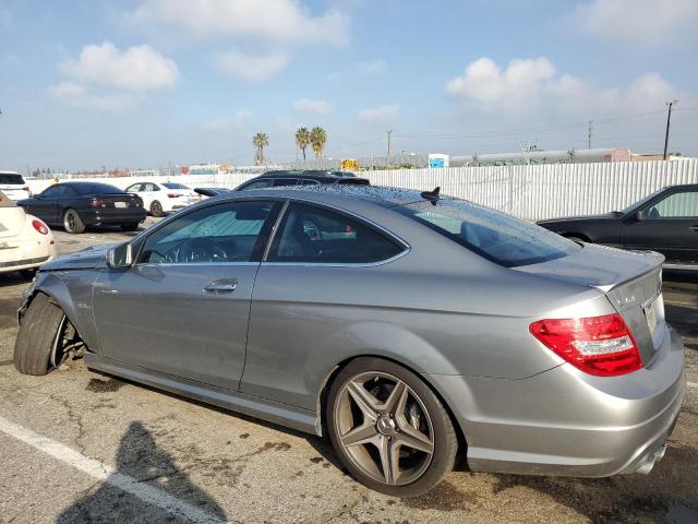 WDDGJ7HB4CF797614 - 2012 MERCEDES-BENZ C 63 AMG SILVER photo 2