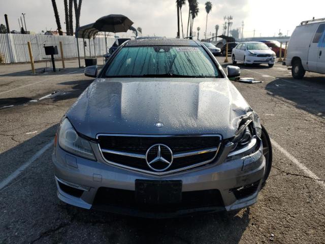 WDDGJ7HB4CF797614 - 2012 MERCEDES-BENZ C 63 AMG SILVER photo 5