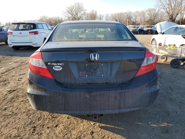 19XFB2F54CE096049 - 2012 HONDA CIVIC LX BLACK photo 6