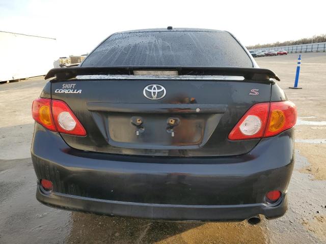 2T1BU4EE5AC495019 - 2010 TOYOTA COROLLA BASE BLACK photo 6