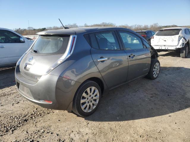 1N4AZ0CP0EC333975 - 2014 NISSAN LEAF S GRAY photo 3