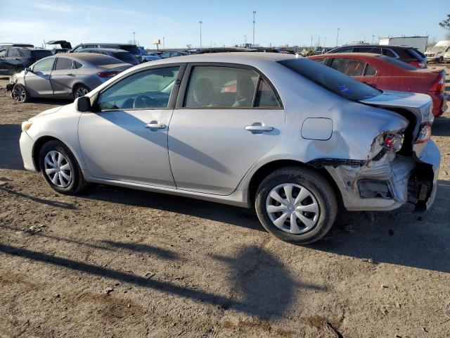 2T1BU4EE1BC746104 - 2011 TOYOTA COROLLA BASE SILVER photo 2