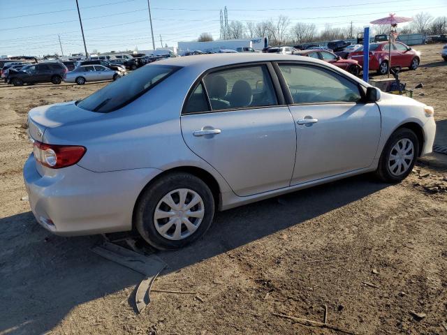 2T1BU4EE1BC746104 - 2011 TOYOTA COROLLA BASE SILVER photo 3