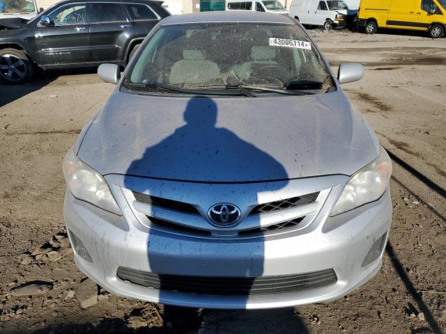 2T1BU4EE1BC746104 - 2011 TOYOTA COROLLA BASE SILVER photo 5