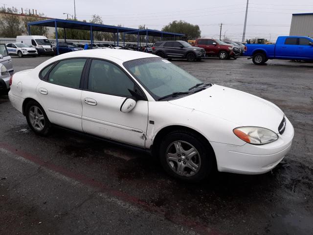 1FAFP56S5YA260773 - 2000 FORD TAURUS SEL WHITE photo 4