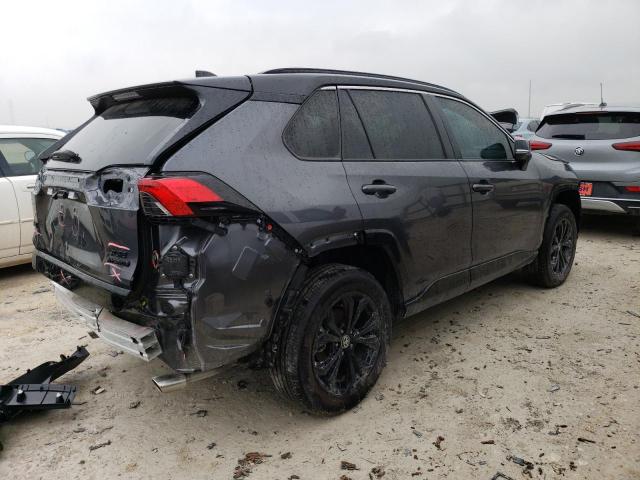 4T3E6RFV3NU079744 - 2022 TOYOTA RAV4 XSE GRAY photo 3