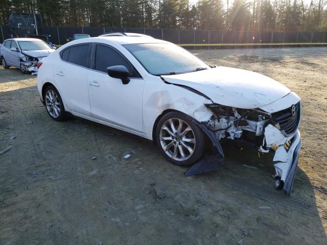 JM1BM1V37E1192282 - 2014 MAZDA 3 TOURING WHITE photo 4