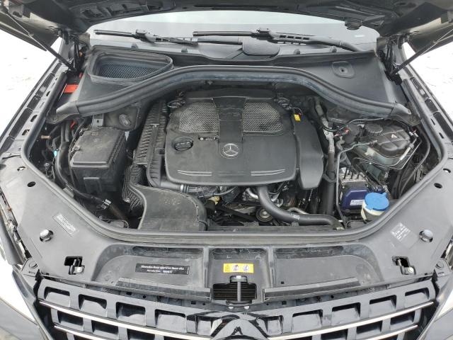 4JGDA5HB0EA364840 - 2014 MERCEDES-BENZ ML 350 4MATIC BLACK photo 12