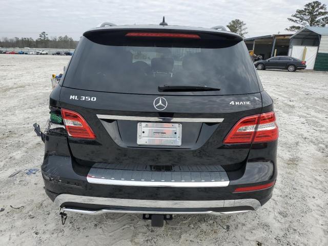 4JGDA5HB0EA364840 - 2014 MERCEDES-BENZ ML 350 4MATIC BLACK photo 6