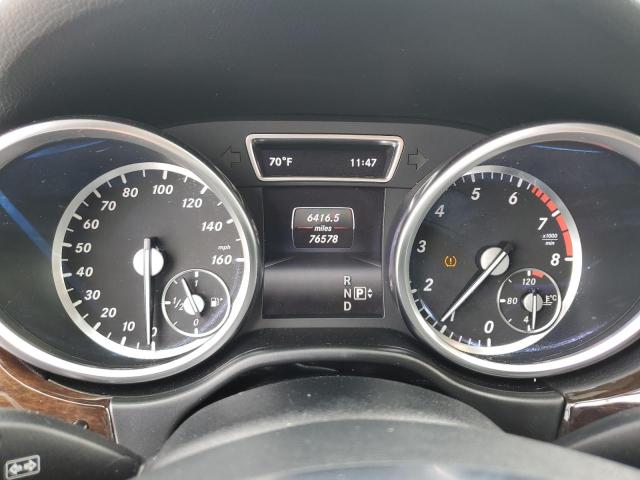 4JGDA5HB0EA364840 - 2014 MERCEDES-BENZ ML 350 4MATIC BLACK photo 9