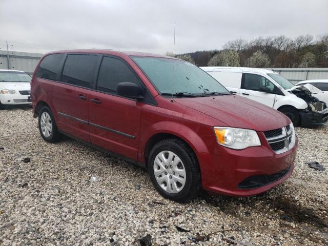 2C4RDGBG7FR517101 - 2015 DODGE GRAND CARA SE RED photo 4