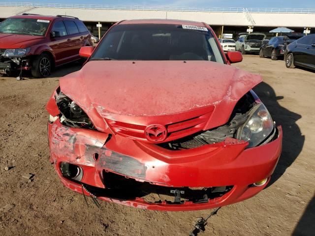 JM1BK143561526074 - 2006 MAZDA 3 HATCHBACK RED photo 5